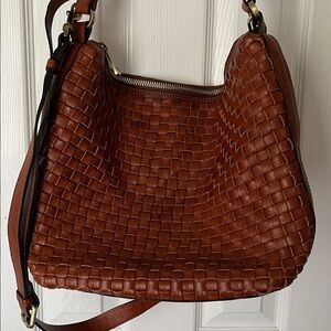 Patricia Nash Woven BRENTA Hobo Bag-w/“Discover Collection” Authentication Tag